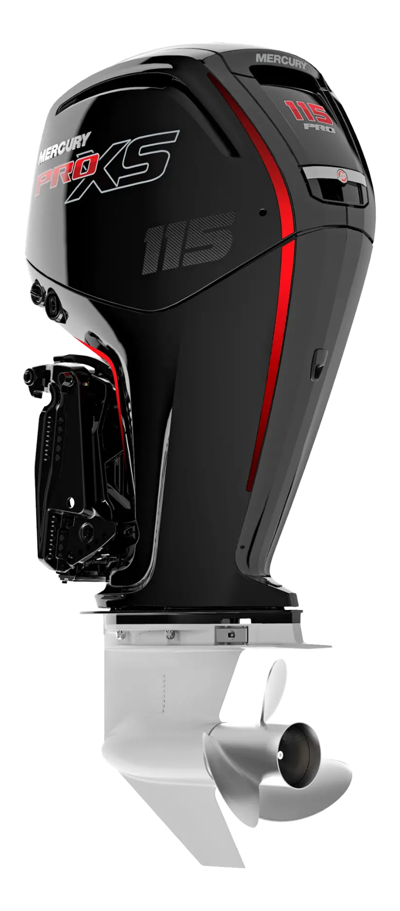 Mercury 115Hp Proxs (High-Output) Command Thrust Outboard | Remote Mechanical, Electric Start, 25" Shaft | 115Exlpt 1