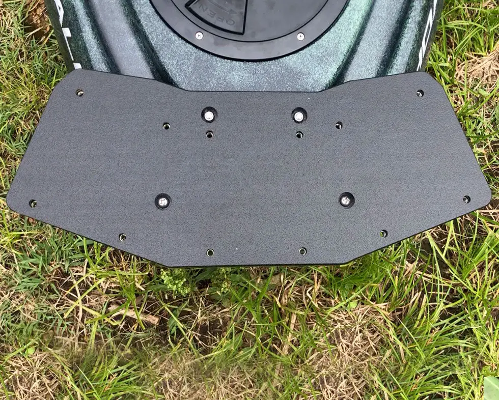 Triple Accessory Plate For Jackson, Bonafide 127, Hobie Outback 1