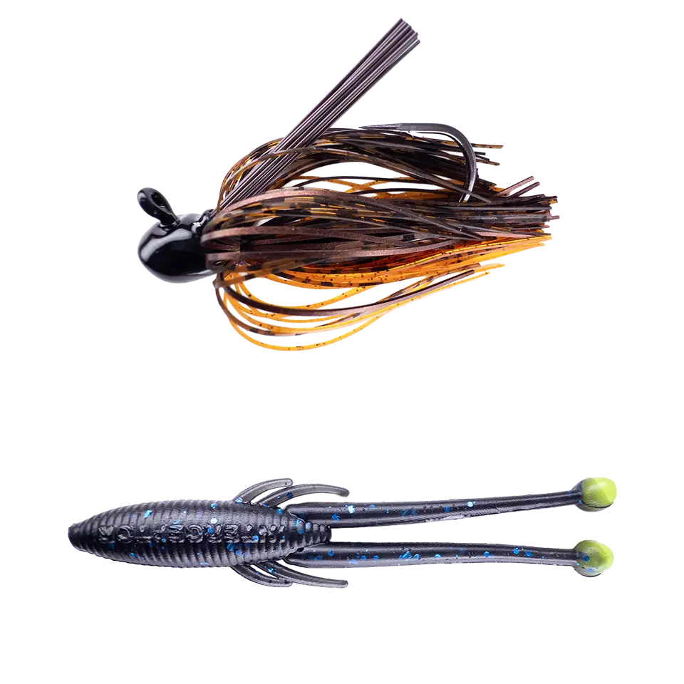 Stardust Elite Flipping Jig with 4" Wrecking Ball Kaos Trailer - Image 23
