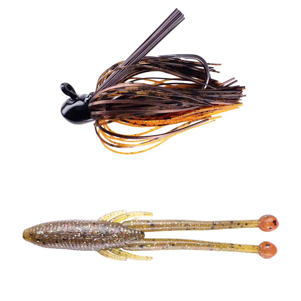 Stardust Elite Flipping Jig with 4" Wrecking Ball Kaos Trailer - Image 24