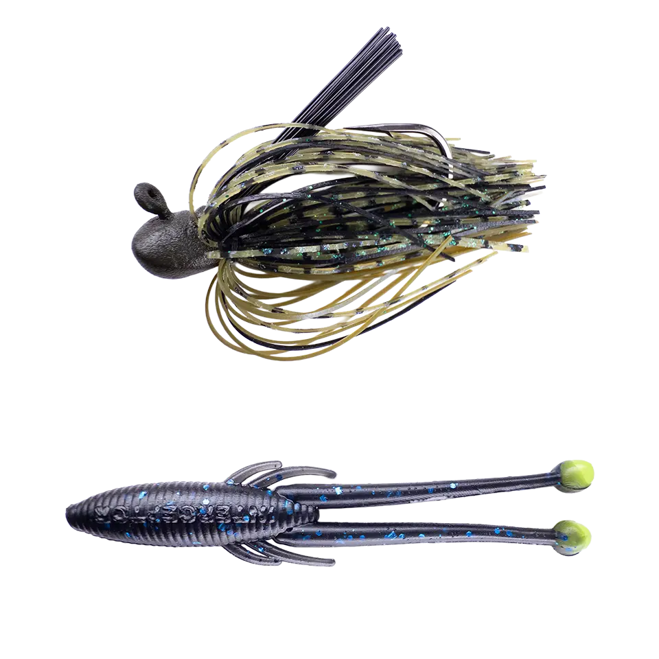 Stardust Elite Flipping Jig with 4" Wrecking Ball Kaos Trailer - Image 18