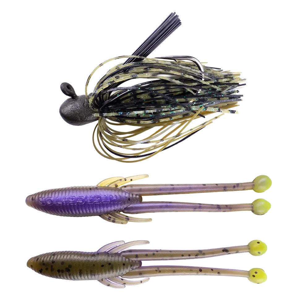 Stardust Elite Flipping Jig with 4" Wrecking Ball Kaos Trailer - Image 17