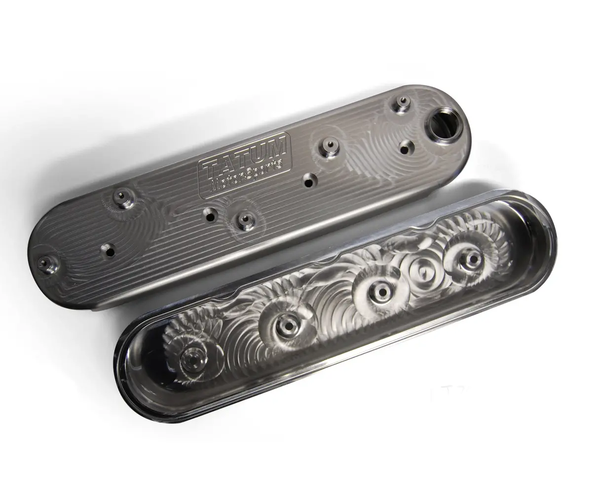 Billet Ls Valve Cover W/ Coil Mount & Fill Cap T704 1