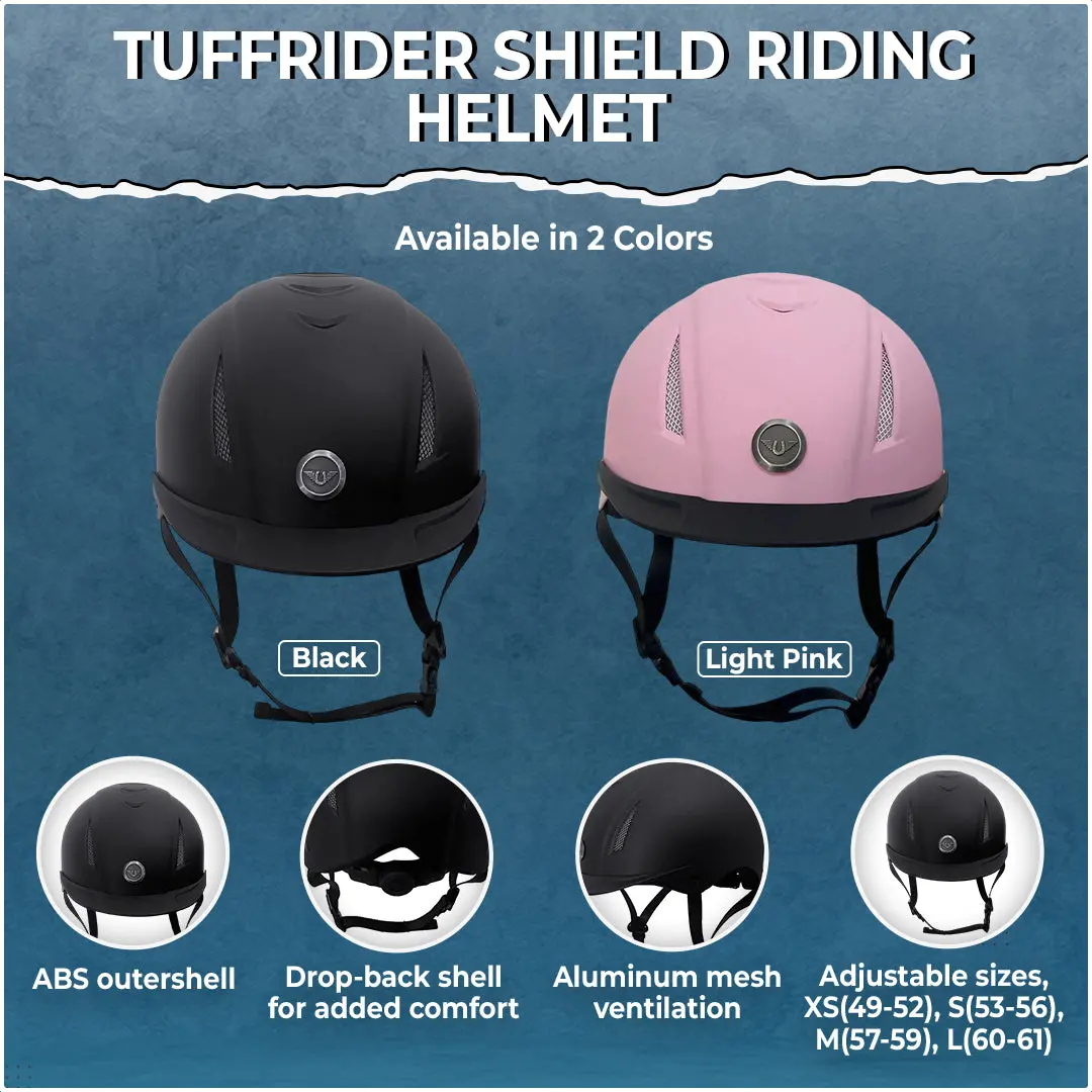 Tuffrider Shield Riding Helmet With Adjust A Dial 2