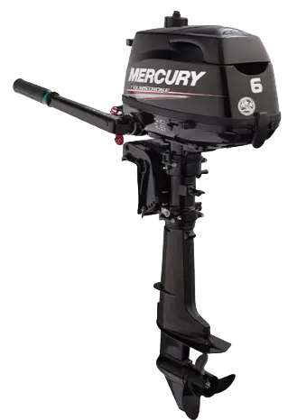 Mercury 6Hp Outboard | Tiller, Manual Start, 15" Shaft | 6Mh 1