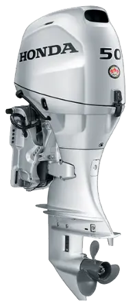 Honda 50Hp Outboard | Remote Mechanical, Electric Start, 20" Shaft | Bf50d4lrta 1