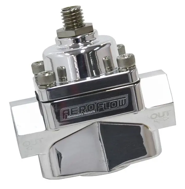 Adjustable Billet 2-Port Fuel Pressure Regulator – -8 Orb Inlets (Af49-3001P) 1