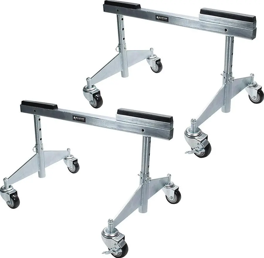 Allstar All10625 Steel Chassis Dollies For Race Car Setup 1