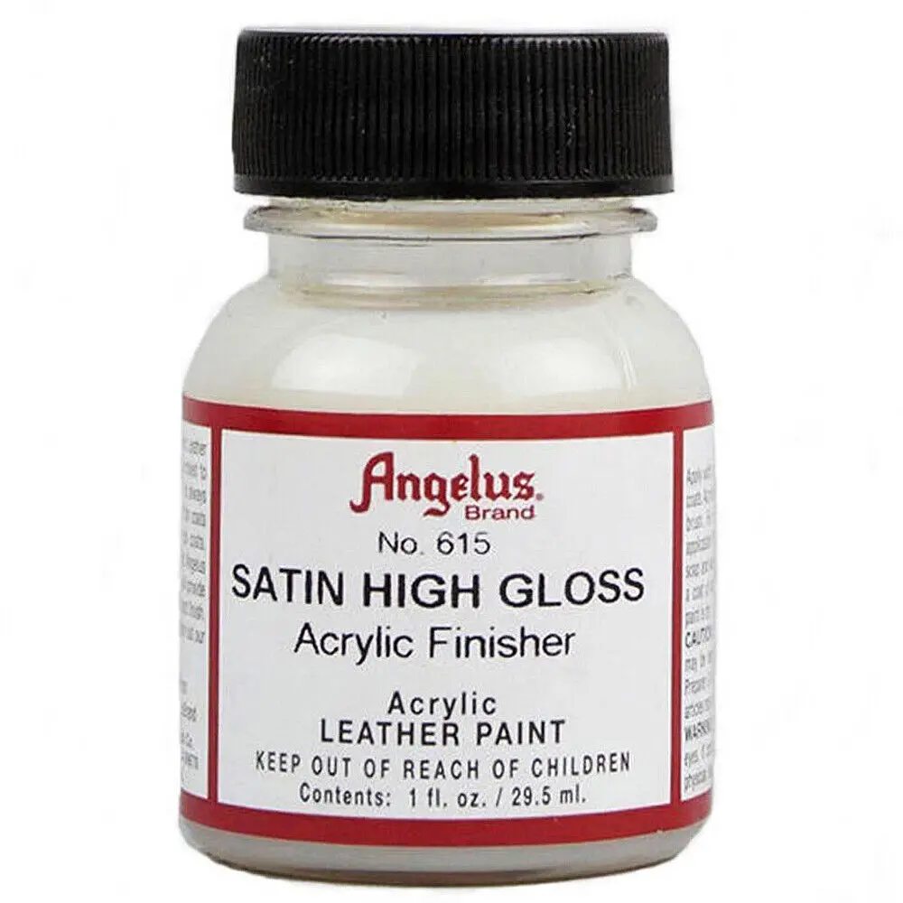 Angelus Leather Acrylic Finisher Satin High Gloss 1 Oz. 1