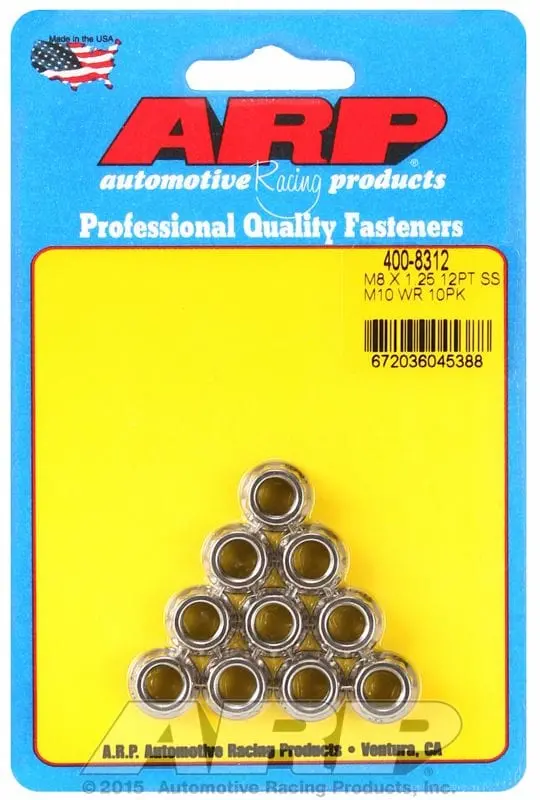 Polished Stainless Steel 12-Point Hex Nut – Ar400-8312 1