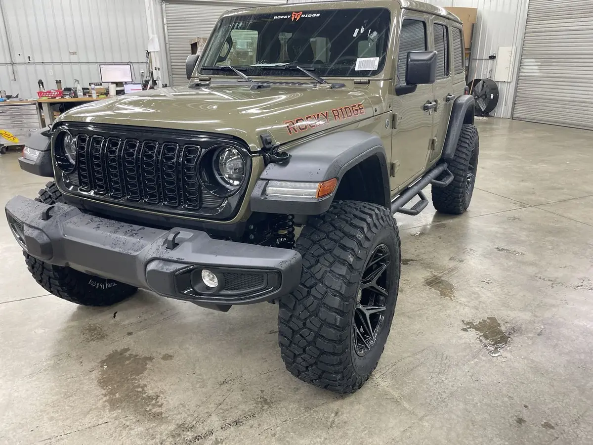 2025 Jeep Wrangler Unlimited 4X4 Rocky Ridge Premium Lifted Truck 1