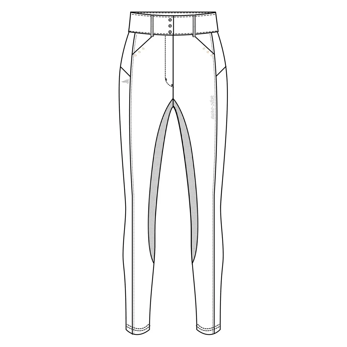 Euro-Star Riding Breeches Esaurelia Comp Grip Connect Full Grip 1
