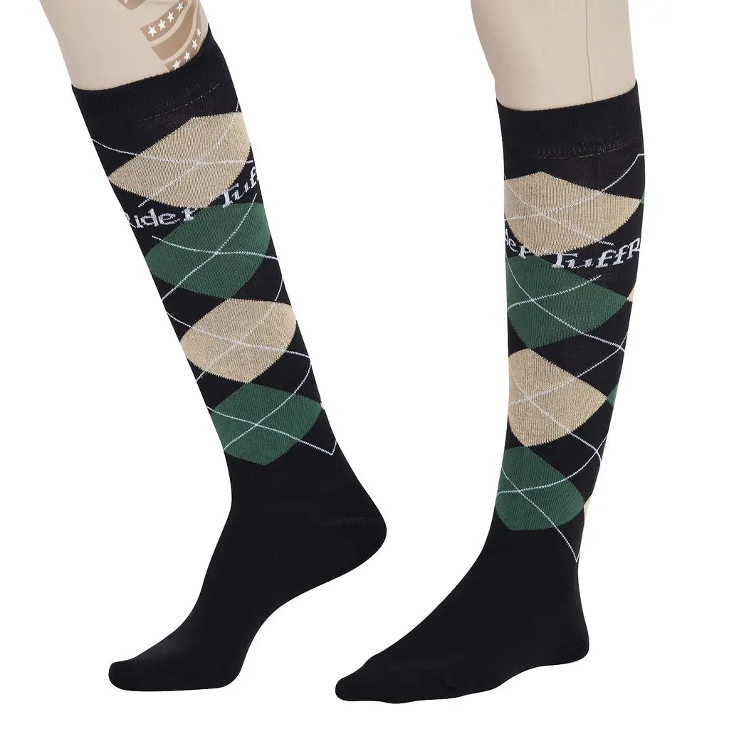 Tuffrider Argyle Knee Hi Socks 5