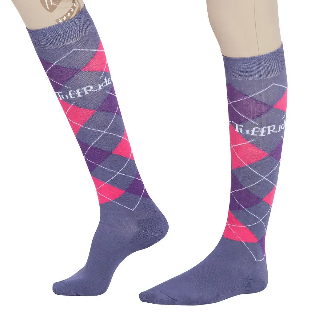 Tuffrider Argyle Knee Hi Socks 4