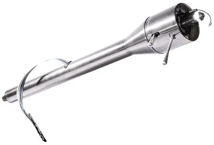 Flaming River Fr20001 30-Inch Mill-Finish Floor Shift Tilt Steering Column 1