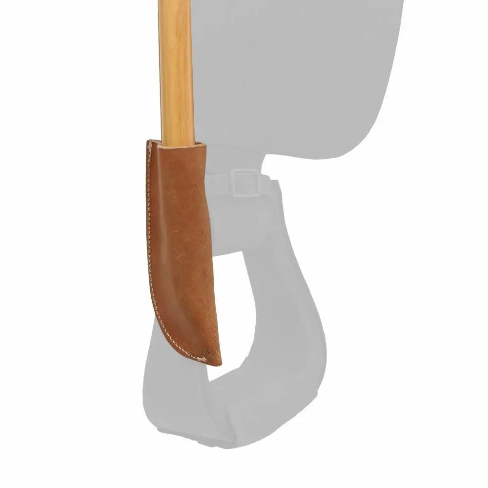 Full Grain Leather Flag Pole Post Saddle Holder For Parades And Ceremonies 1