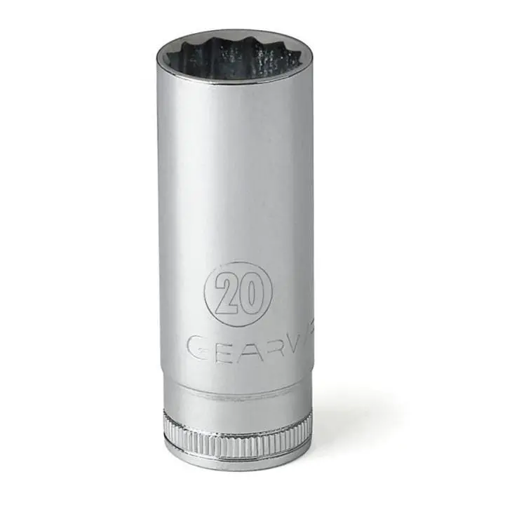 Gearwrench 1/2" Drive Standard Socket Set – Durable Chrome Vanadium Steel, 12-Point Design 1