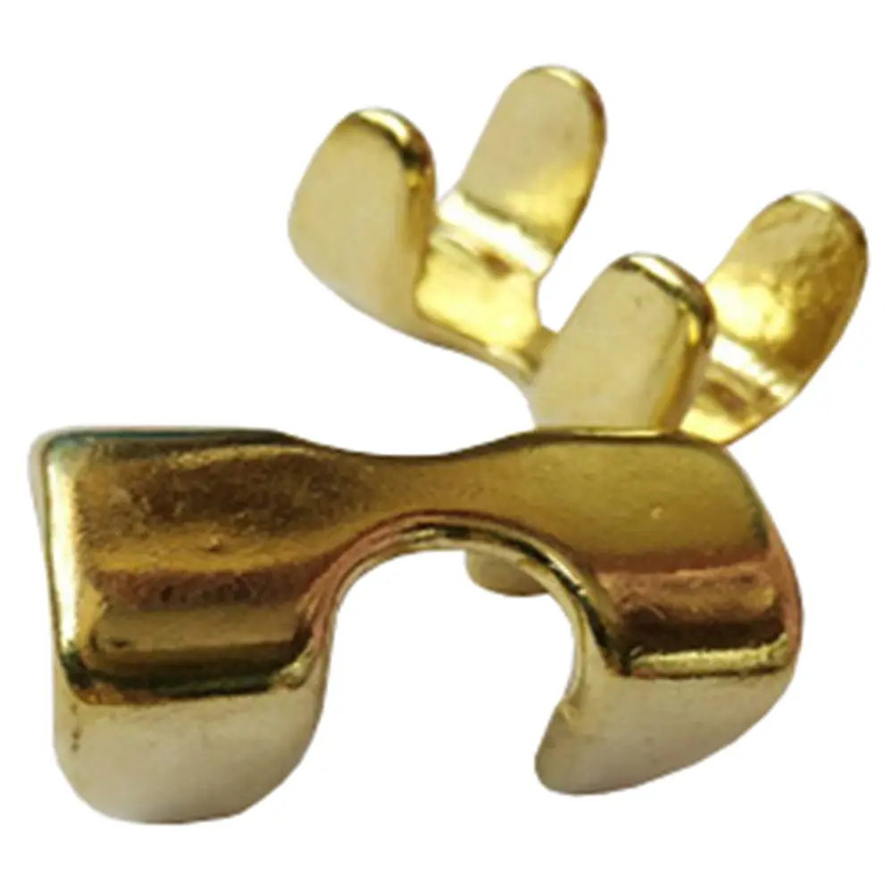Hilason Western Horse Solid Brass Halter Clamps | 7/8" Heavy Duty Rope Fastener 1