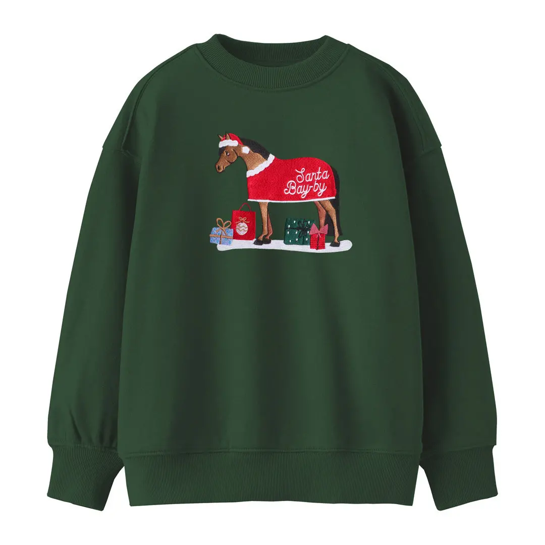 Dapplebay Kid's Santa Bay-By Sweatshirt 1