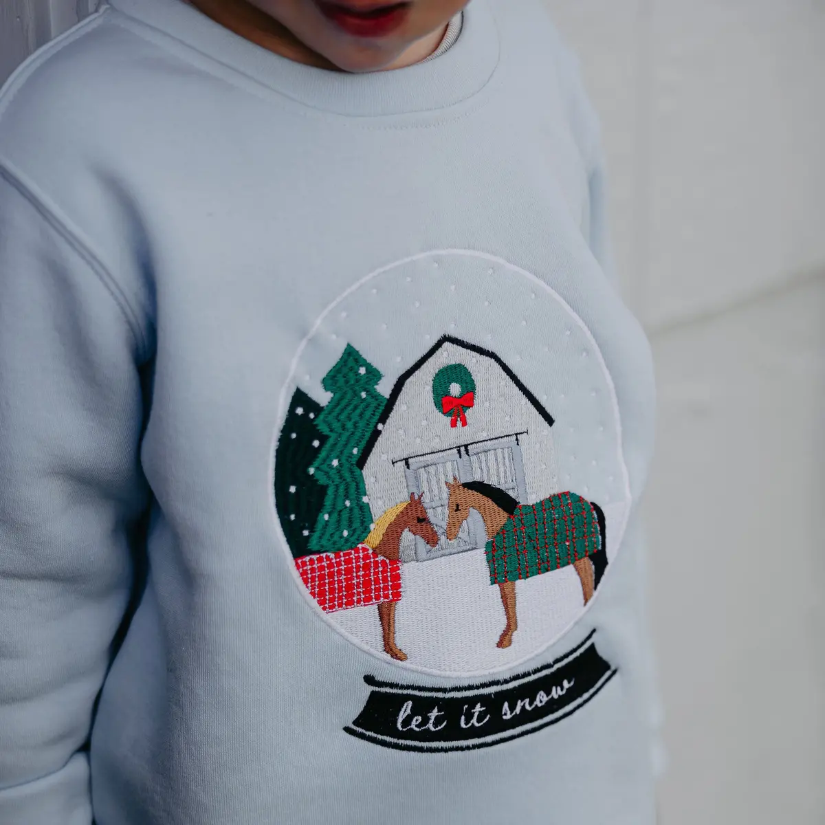 Dapplebay Kid's Let It Snow Sweatshirt 3