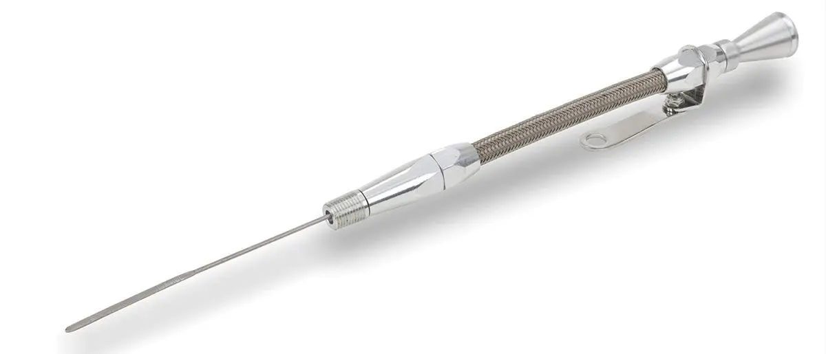 Lk-Ed-5016 Stainless Steel Braided Engine Dipstick – Flexible, Leak-Resistant Oil Level Indicator 1