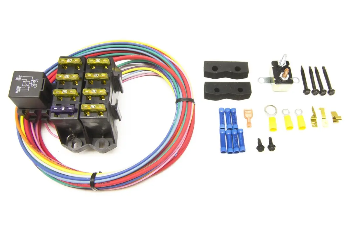 Painless Performance Cirkit Boss Fuse Block – 7-Circuit Auxiliary Distribution Center With Ignition And Constant Power Circuits 1