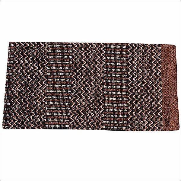 Professionals Choice Double Weaver Navajo Horse Saddle Blanket Chocolate 2