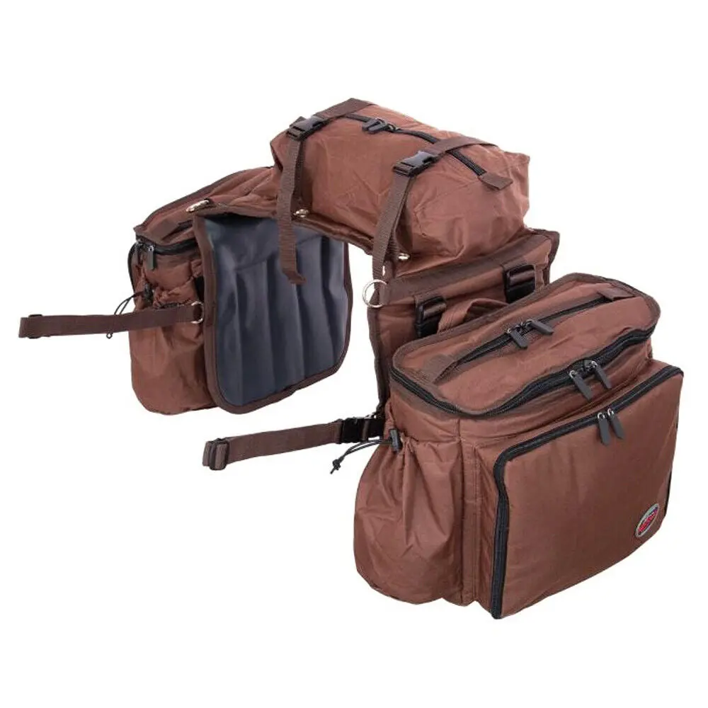 Reinsman Deluxe Insulated Cooler Saddle Bag Brown 1