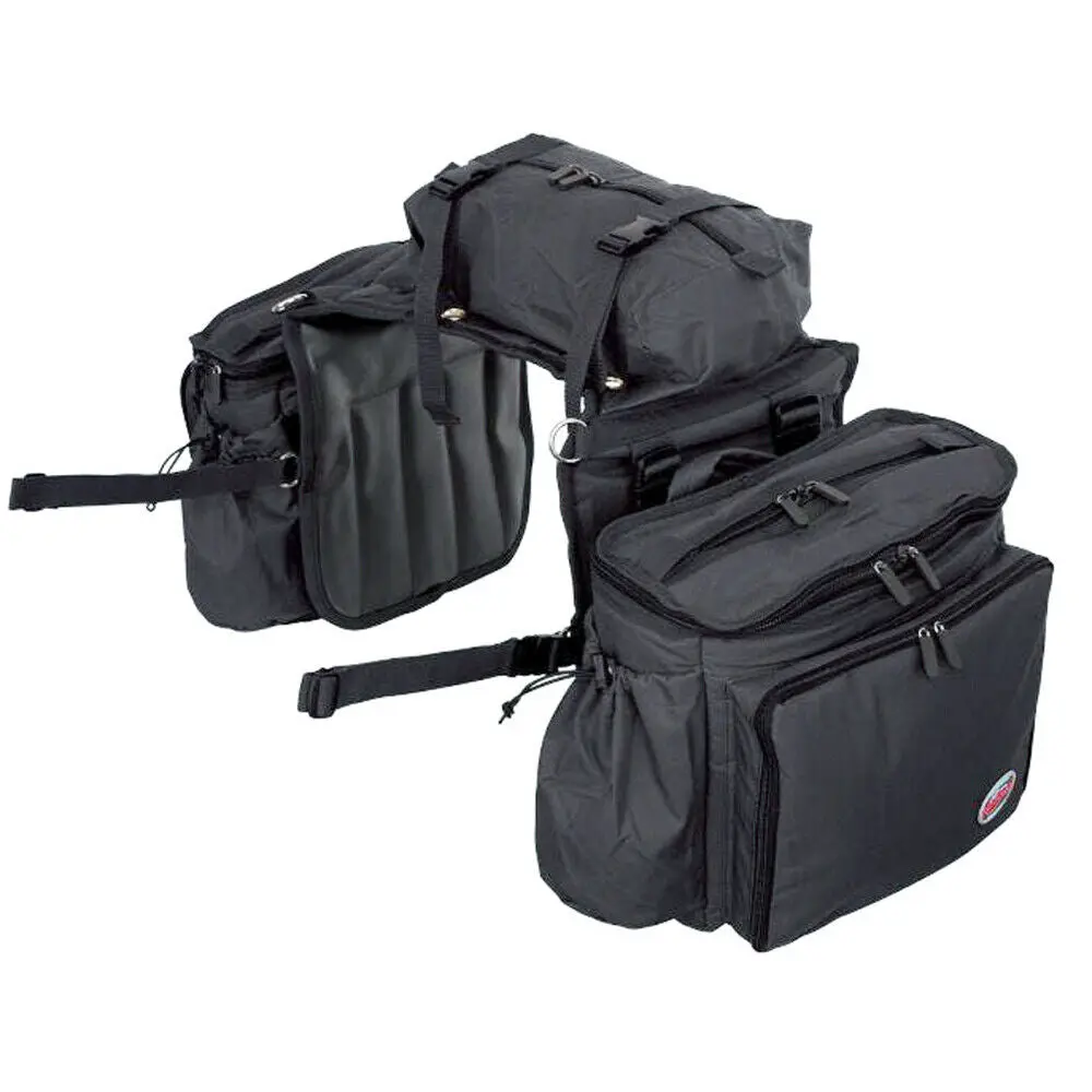 Reinsman Deluxe Insulated Cooler Saddle Bag Black 1
