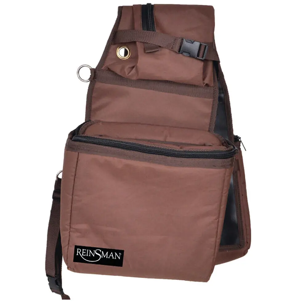 Reinsman Insulated Cooler Trail Horse Saddle Bags Brown 1