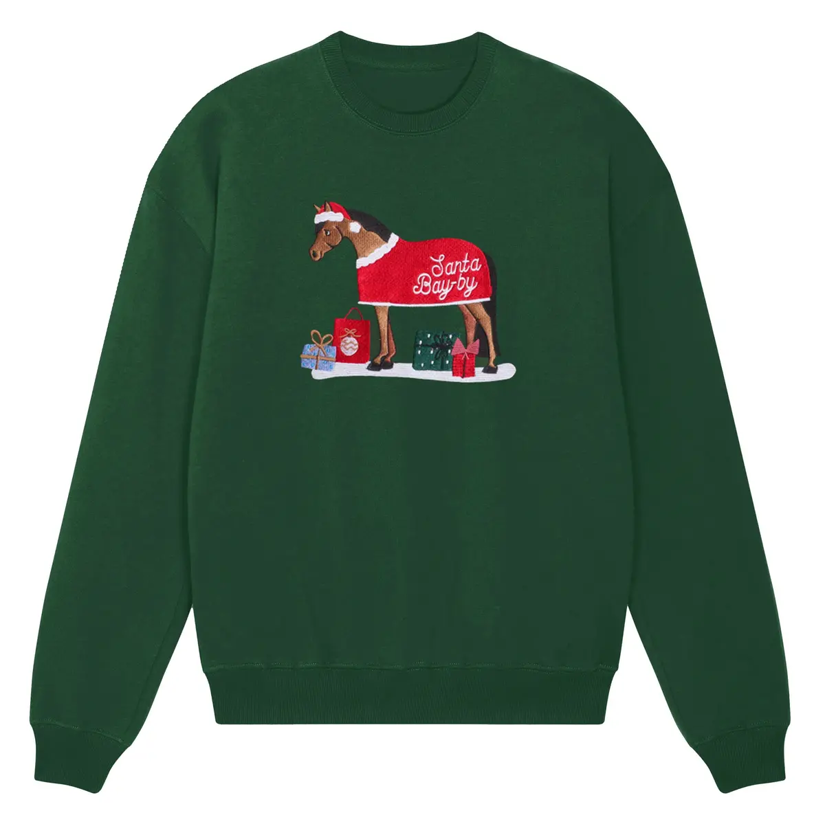 Dapplebay Santa Bay-By Crewneck Sweatshirt 1