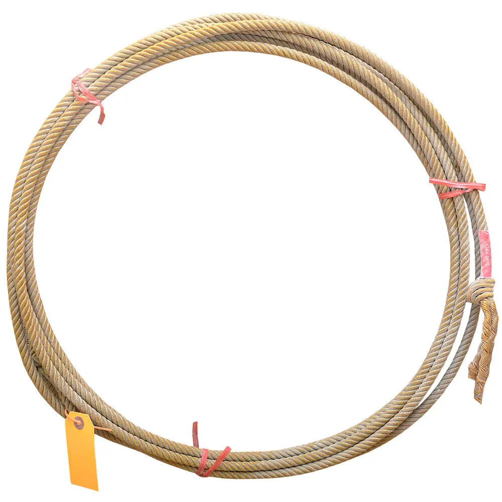 Size 10.2 Dub Grant 4 Strands Poly Durable Stretch Calf Rope Right Hand Gold 1