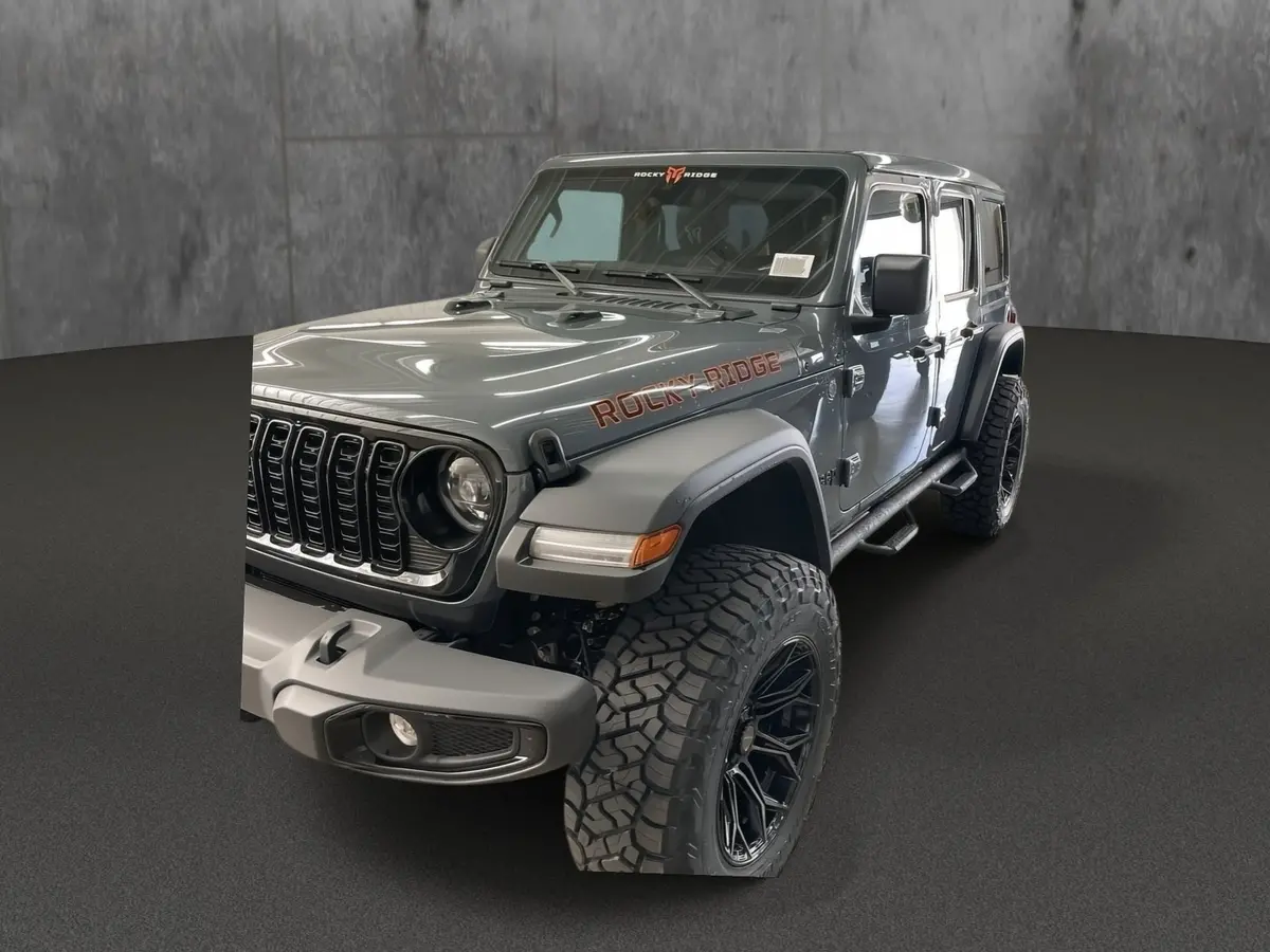 2025 Jeep Wrangler Unlimited 4X4 Rocky Ridge Premium Lifted Truck 1