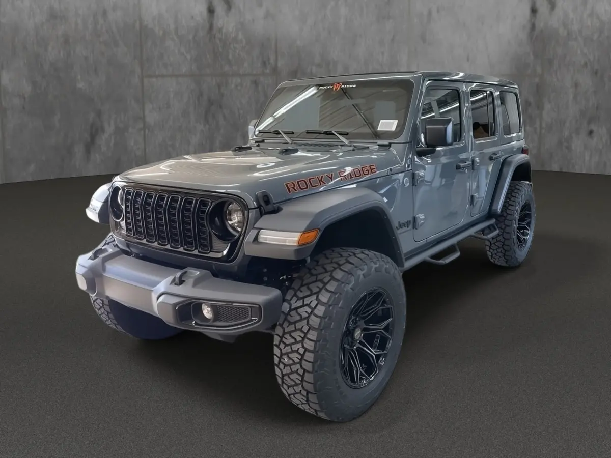 2025 Jeep Wrangler Unlimited 4X4 Rocky Ridge Premium Lifted Truck 1