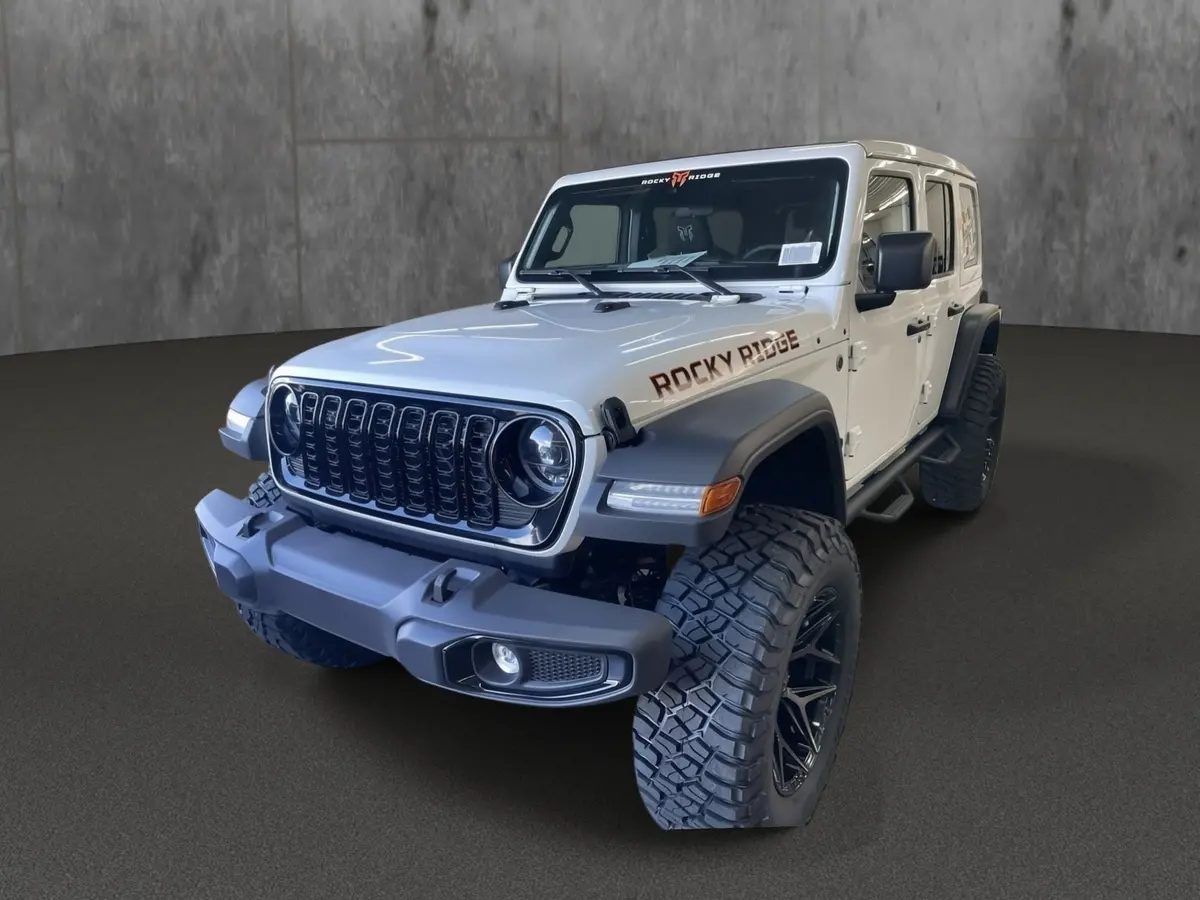 2025 Jeep Wrangler Unlimited 4X4 Rocky Ridge Premium Lifted Truck 1