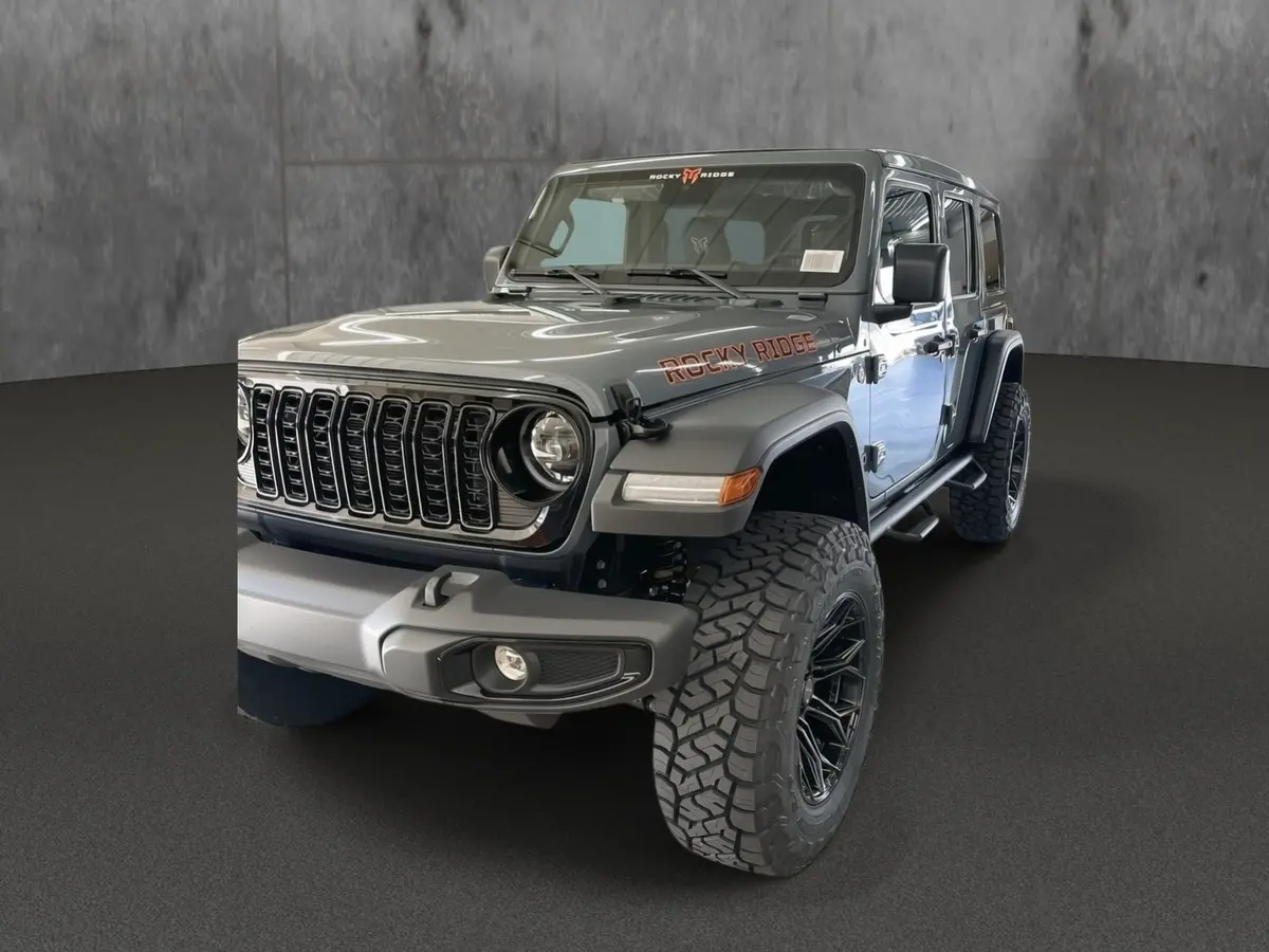 2025 Jeep Wrangler Unlimited 4X4 Rocky Ridge Premium Lifted Truck 1