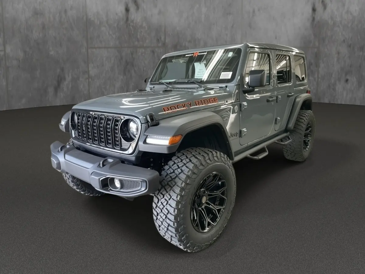 2025 Jeep Wrangler Unlimited 4X4 Rocky Ridge Premium Lifted Truck 1