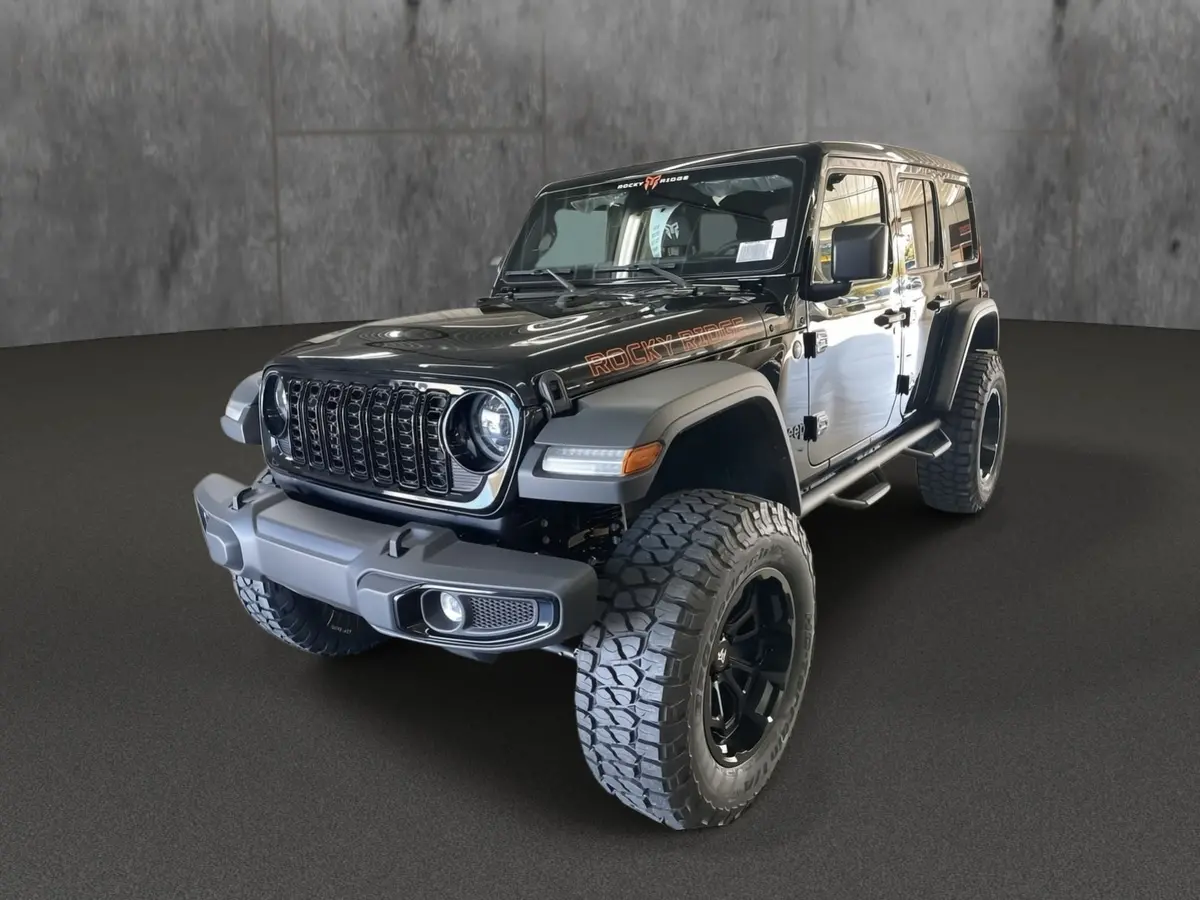 2025 Jeep Wrangler Unlimited 4X4 Rocky Ridge Premium Lifted Truck 1
