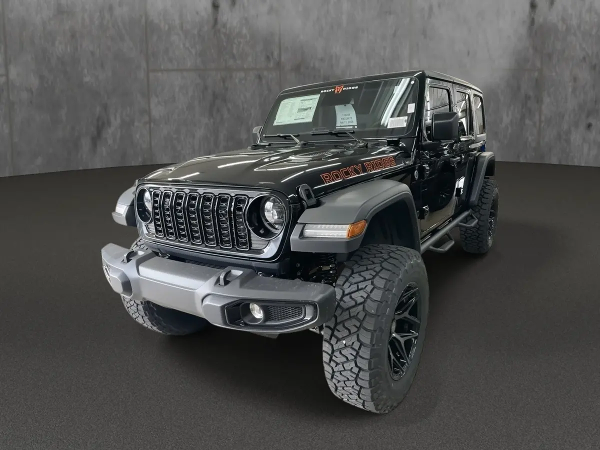 2026 Jeep Wrangler Unlimited 4X4 Rocky Ridge Premium Lifted Truck 1
