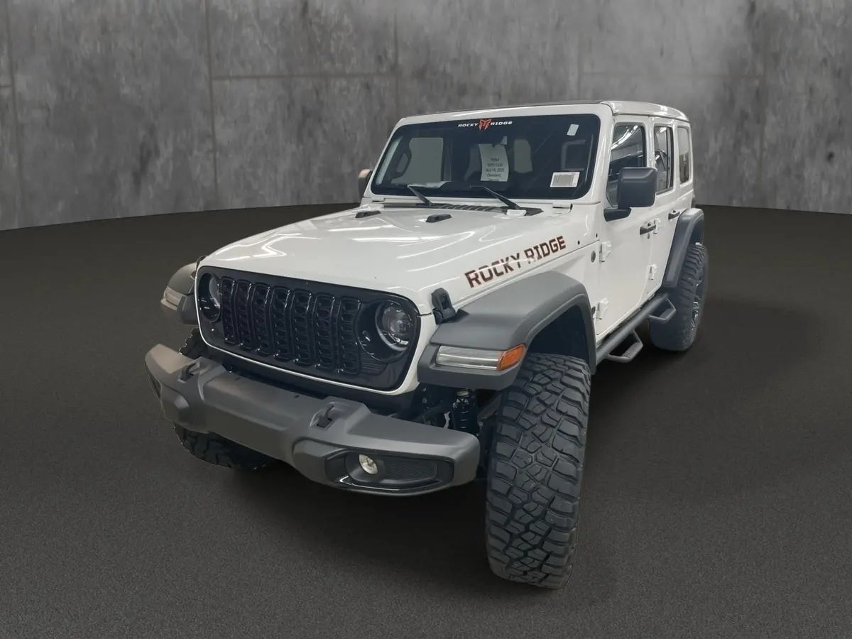 2025 Jeep Wrangler Unlimited 4X4 Rocky Ridge Premium Lifted Truck 1