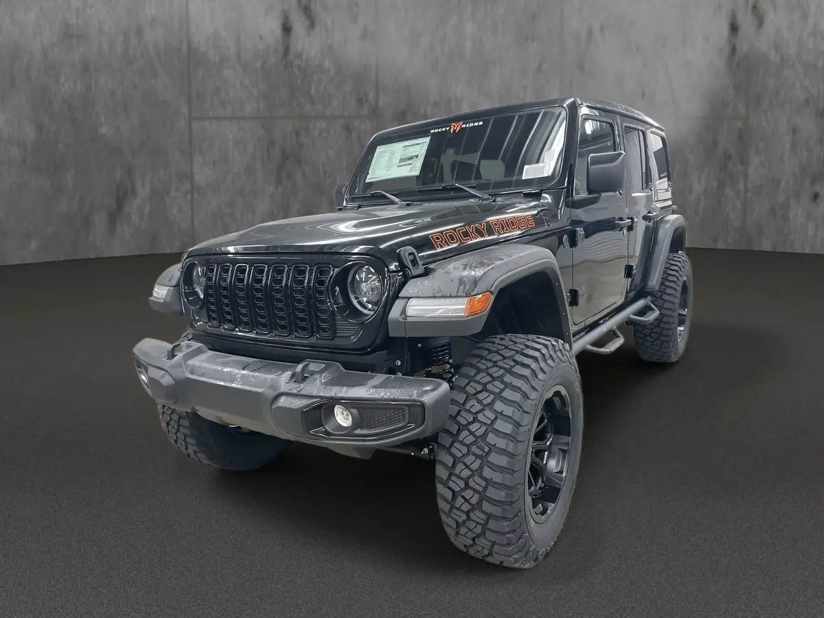 2025 Jeep Wrangler Unlimited 4X4 Rocky Ridge Premium Lifted Truck 1