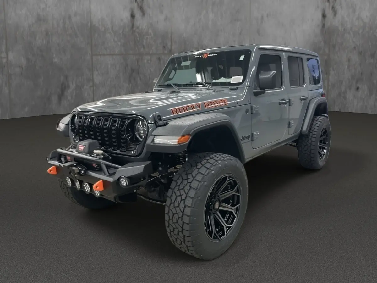 2025 Jeep Wrangler Unlimited 4X4 Rocky Ridge Premium Lifted Truck 1