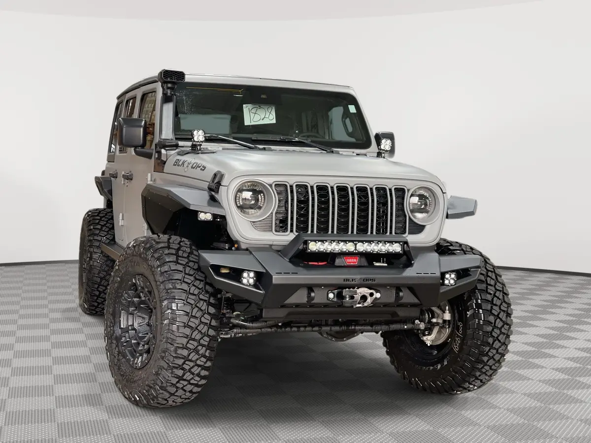 2024 Jeep Wrangler Unlimited 4X4 Black Ops Premium Lifted Truck 1