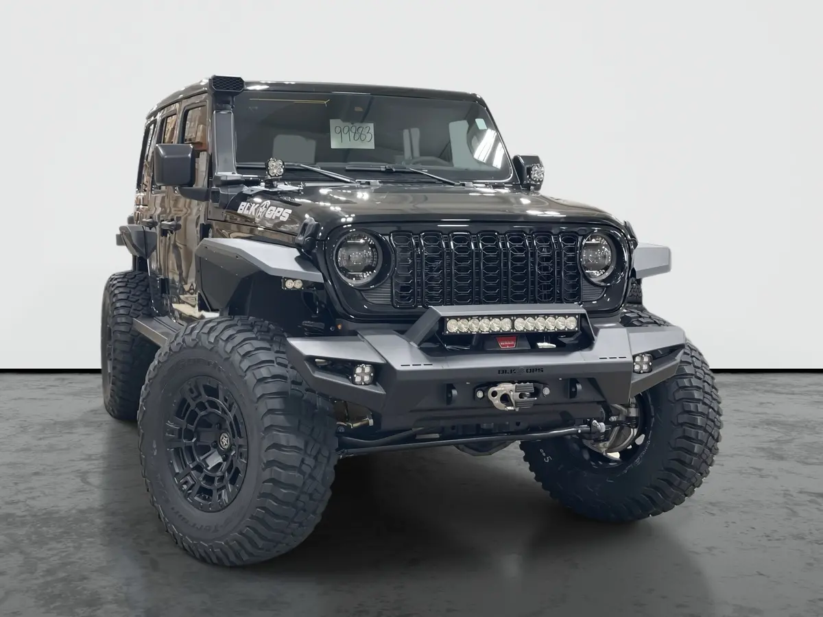 2025 Jeep Wrangler Unlimited 4X4 Black Ops Premium Lifted Truck 1