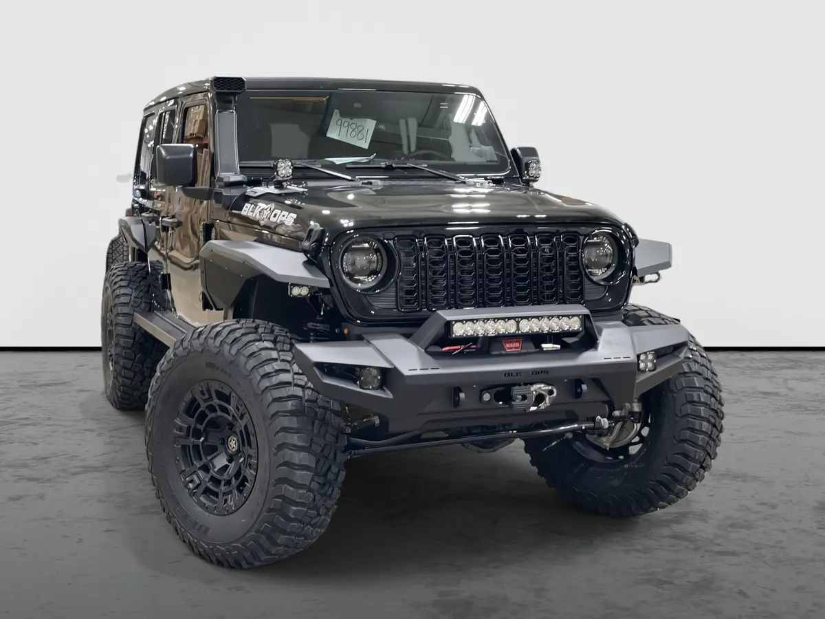 2025 Jeep Wrangler Unlimited 4X4 Black Ops Premium Lifted Truck 1