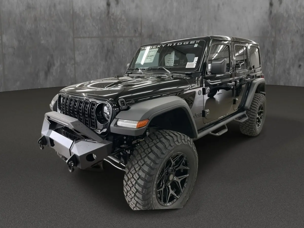 2025 Jeep Wrangler Unlimited 4X4 Rocky Ridge Premium Lifted Truck 1