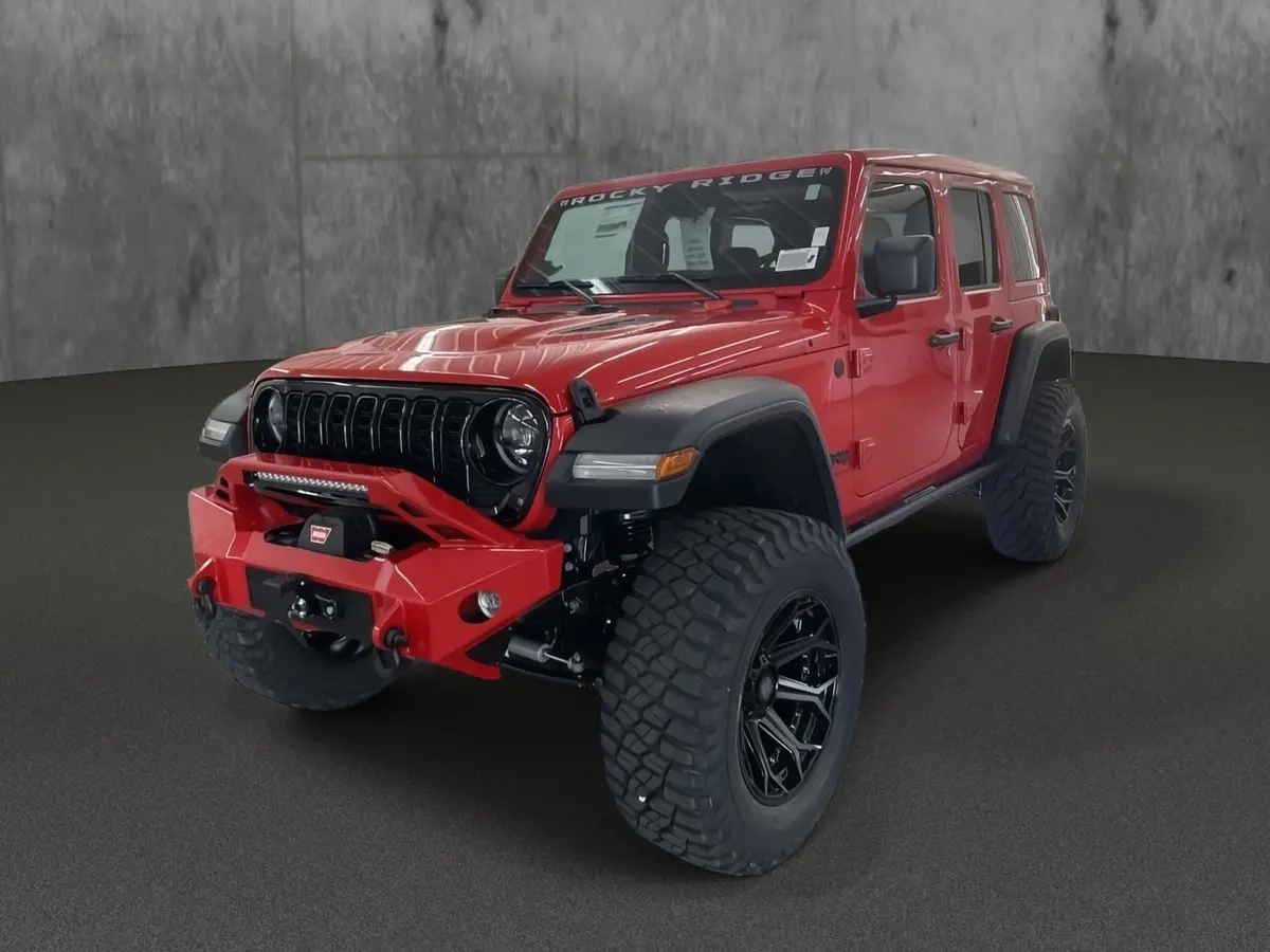 2025 Jeep Wrangler Unlimited 4X4 Rocky Ridge Premium Lifted Truck 1
