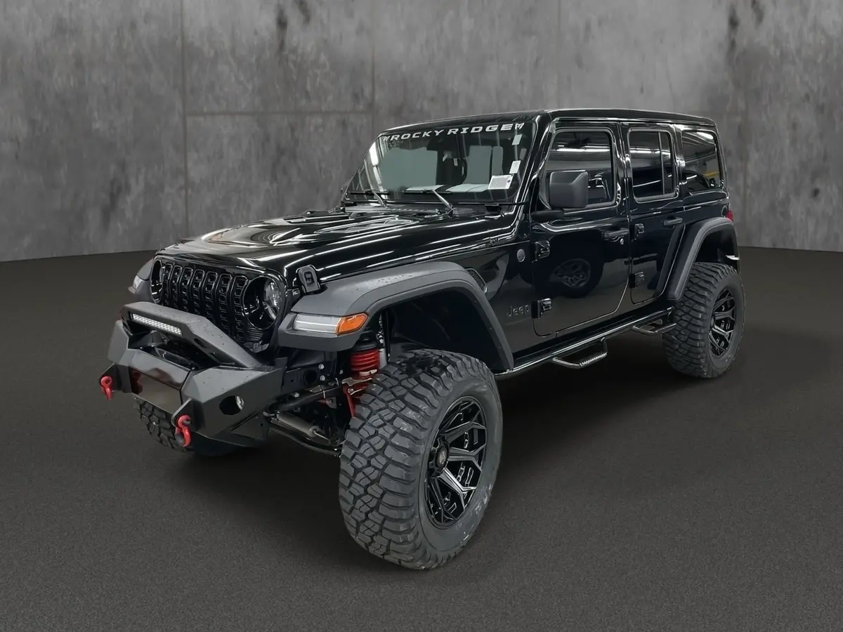 2025 Jeep Wrangler Unlimited 4X4 Rocky Ridge Premium Lifted Truck 1