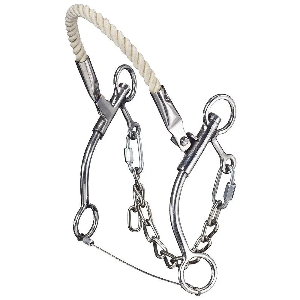 Tough 1 Rope Nose Horse Hackamore Bit 1