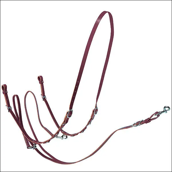 Weaver Leather Tack Horse Leathher Roper Barrel Style German Martingale 1